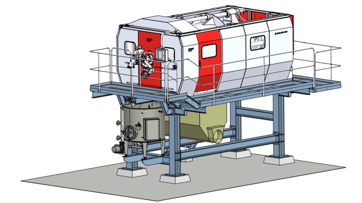 prasa Bucher – rysunek schematyczny prasa Bucher - rysunek schematyczny